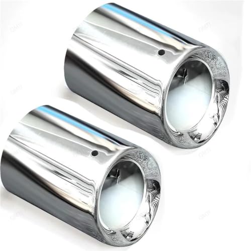 Embout de silencieux d'échappement silver en acier premium pour BMW X4