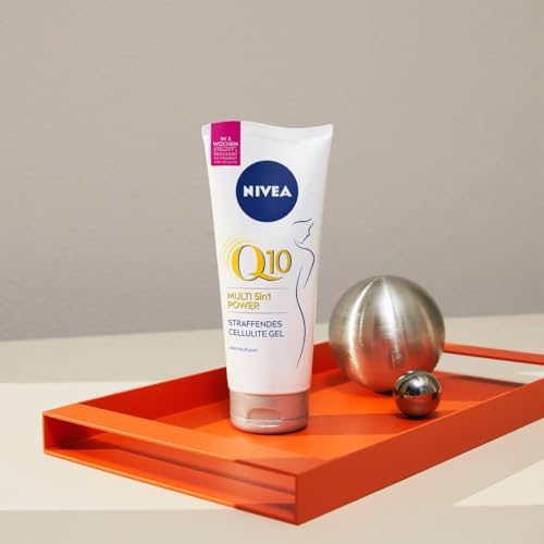 NIVEA Body Gel Q10 Anti-Cellulite (200ml), straffende Hautpflege mit Q10 und Lotus Extrakt, mit Multi 5in1 Power Formel für sichtbare Ergebnisse in 3 Wochen