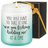 LEADO Candles, Boss Lady, Coworker Gifts for Women, Men - Cool Ideas, Funny Mothers Day Gifts for Coworkers, Best Friend, Mom, Employee - Sarcastic, Work, Birthday Ideas for Boss, Female, Male, Woman