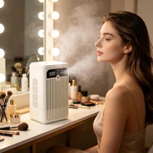 Ventilateur rafraîchisseur d'air silencieux 2 vitesses compact