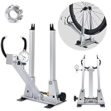 West Biking Wheel Truing Stand, Professional Bike Wheel Maintenance Adjustment Rims Truing Tool with