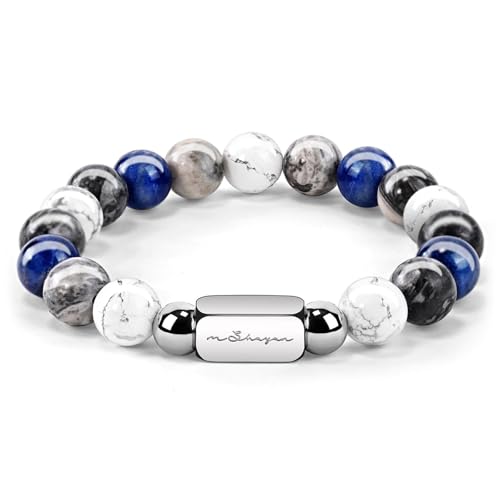 Howlite Natural Gemstone Bracelet for Men