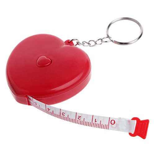 Cinta métrica retráctil en forma de corazón 1.5 m miniatura 6