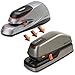 Swingline Electric Stapler, 20 Sheet Capacity, Optima 20, Jam Free, Auto or Manual, Plug In or Battery, Silver (48208)
