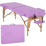 BestMassage Massage Bed Portable Massage Table 28 in Wide Lash Bed Height Adjustable 2 Folding with Non-Woven Bag for Spa Footmassage Facial CareSpa Tattoo