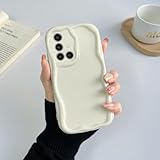 【Coque mignonne】Coque jolie mignonne pour Samsung Galaxy A51 4G / Galaxy M40s avec bord vague ondulé créatif—apporte un look esthétique tendance et fait un joli cadeau pour filles et femmes.
