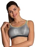 ANITA 5529 Anita Momentum Sujetador Deportivo, Opaco, Iconic Grey, 90D para Mujer