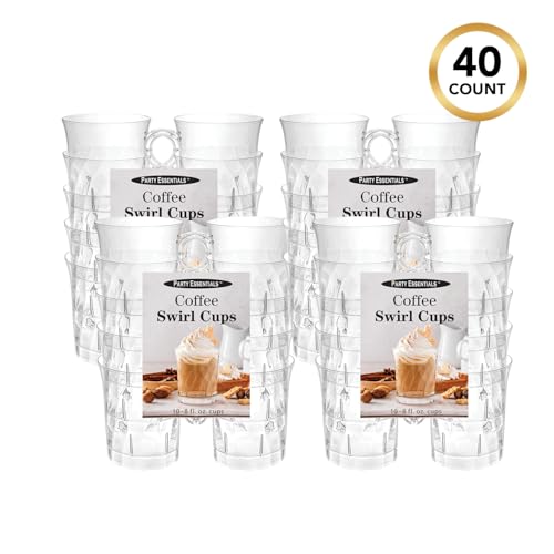 Mugs plásticos transparentes Party Essentials 8 oz x40 miniatura 5