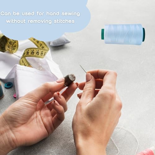 Hilo soluble en agua para costura de 3280 pies miniatura 3
