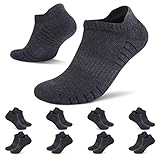 【Hochwertiges Material】Die sneaker socken bestehen zu 81% aus hautfreundlicher Baumwolle, die eine bessere Schweißabsorption als andere sneaker socken hat und die Trockenheit Ihrer Füße effektiv regulieren kann. Lassen Sie Ihre Füße atmen und reduzieren Sie den Fußgeruch.