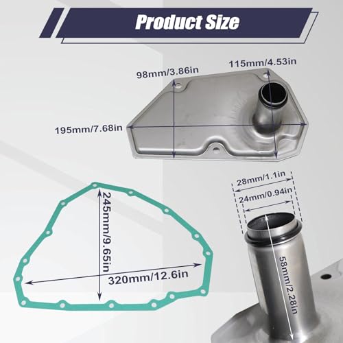 Wyrxalon CVT Transmission Valve Body Filter with Gasket 2824A021 Compatible with Mitsubishi Mirage G4 by Wyrxalon - Image 4