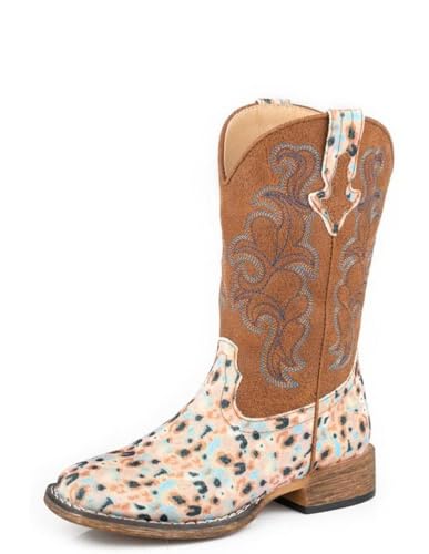 ROPER Girl's Glitter Blossom (Toddler/Little Kid) Western Boot