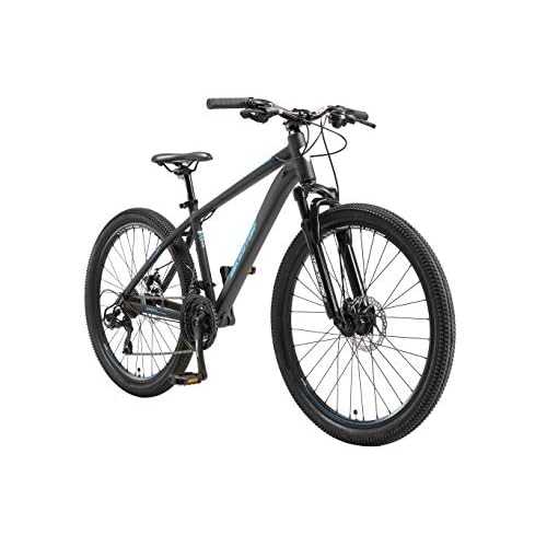 SIMPLA Unisex-Youth KIDO Schutzbleche, Schwarz/Titan, 16-18" 4 BIKESTAR Hardtail Aluminium Mountainbike Shimano 21 Gang Schaltung, Scheibenbremse 26 Zoll Reifen | 16 Zoll Rahmen Alu MTB | Schwarz Blau
