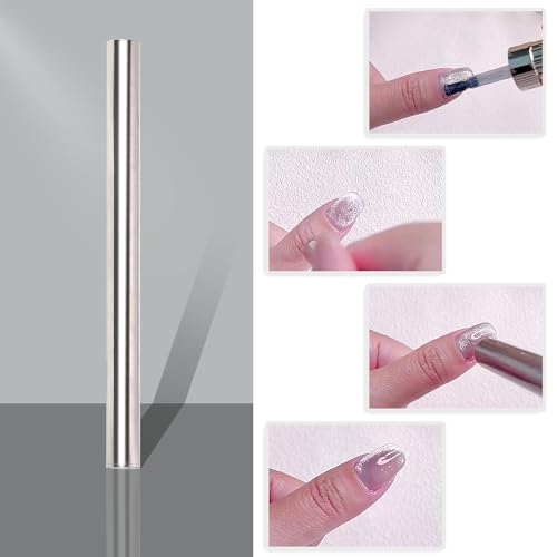 WOKOTO 10Pcs nail art Cat Eye Magnet For Nails gel polish Magnets Pens For Cat Eye Nail Art Tools Gradient Ombre Design Magnetic Sticks tools For Women Nails Magnets For Magnetic Nail Polish Magnet - Thumbnail 3