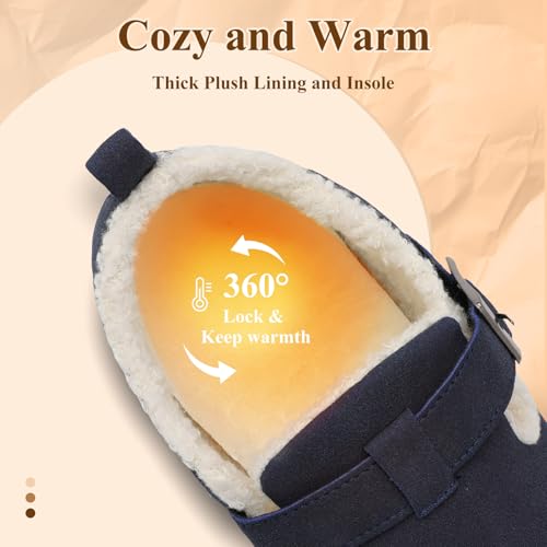 BARERUN Slippers for Women Men Barefoot Wide Mens Womens Winter House Shoes Adjustable Bedroom Indoor Outdoor Slippers Warm Slip on Arch Support Slides for Men Women3