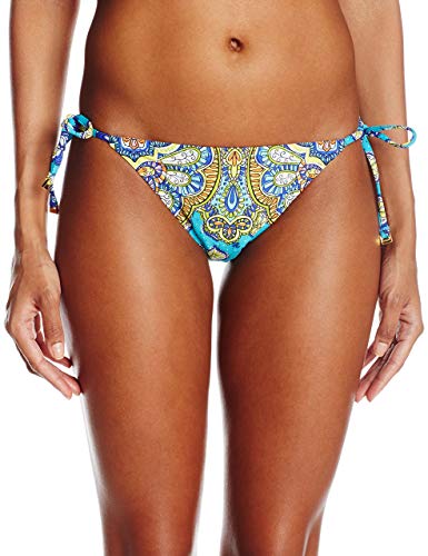 Trina Turk Women's Corsica Tie Side Hipster Bikini Bottom, Turquoise, 8