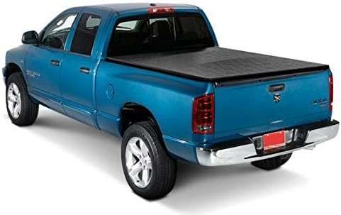 R&L Racing Black Lock & Roll Up Soft Tonneau Cover Compatible with 2009-2014 Dodge Ram Pickup Truck 6.5 ft 76" Bed