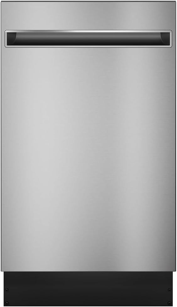 GE Profile ADA 18" Stainless Steel Pocket Handle Built-In Dishwasher