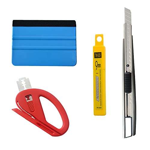 7MO Vehicle Vinyl Film Tool Kit for Car Wrapping 1 Set