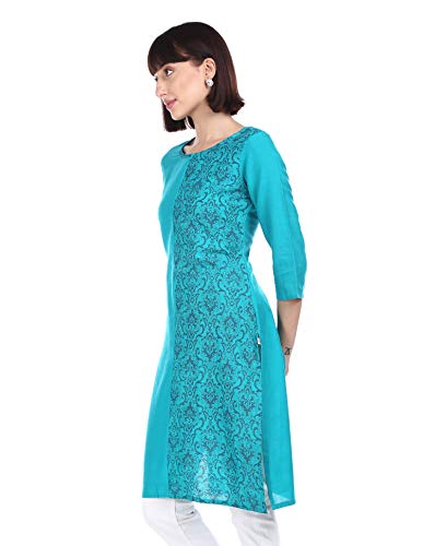 Image of Women's Cotton Regular Kurtas