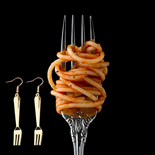 MAOFAED Chef Gift Fork Earrings - Baker's Jewelry Cooking Lover's Gift2