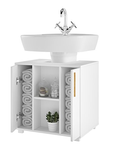 Armário para Banheiro Suzanna 2 Pt Branco