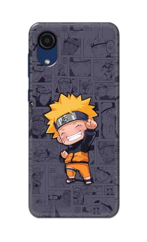 Image of Plastic Printfidaa Printed Hard Back Cover Case For Samsung Galaxy A03 Core Back Cover (Famous Anime Cartoon Character) -112, Multicolor