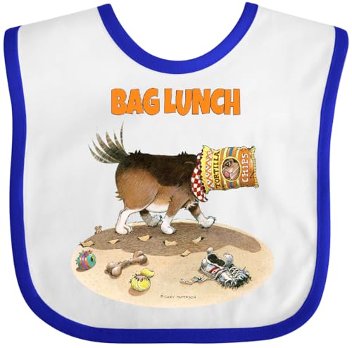 inktastic Bag Lunch Baby Bib - Gary Patterson