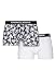 Produktbild Urban Classics Herren Men Boxer Shorts Double Pack Boxershorts, Palm AOP & White, 4XL (2er