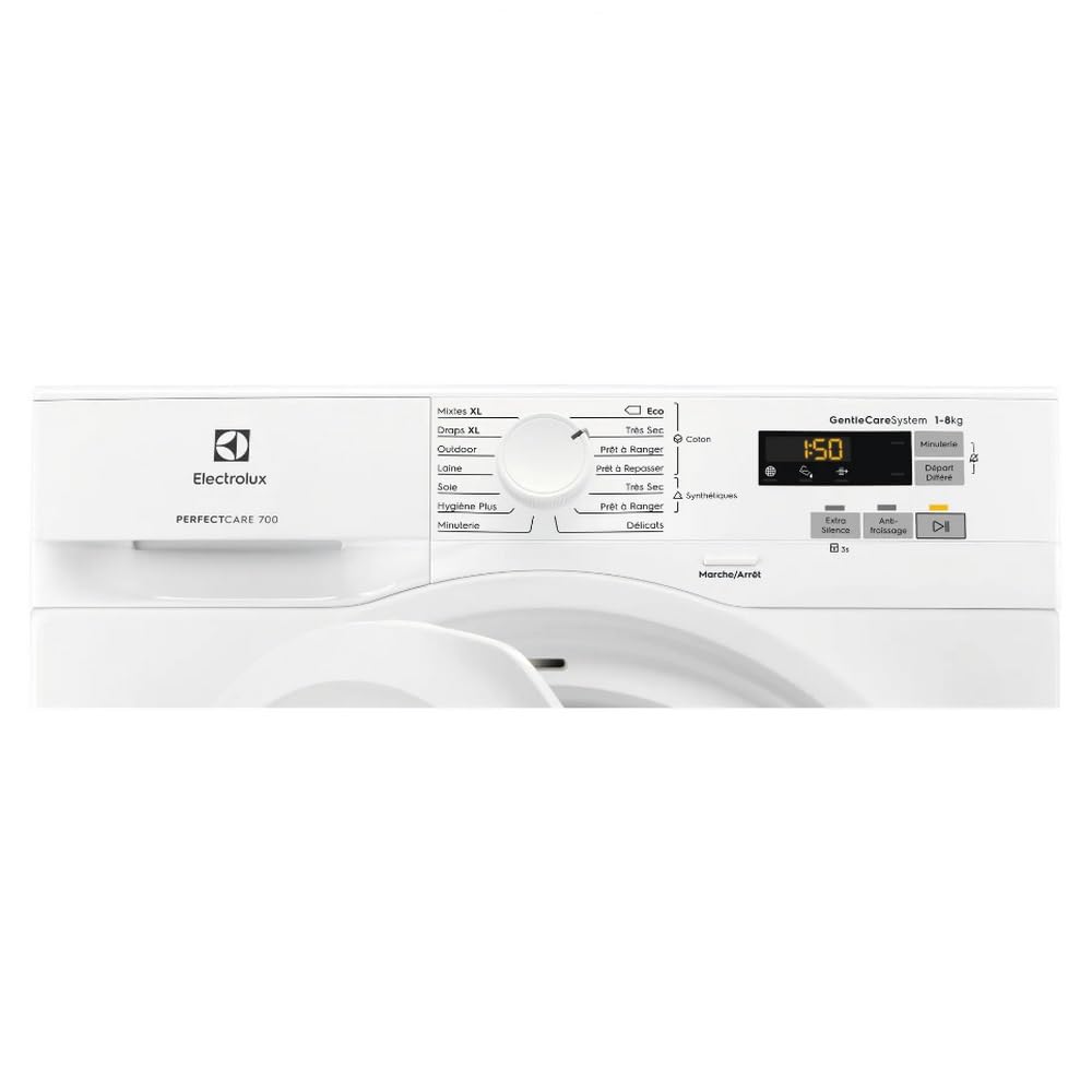 Sèche-linge Pompe À Chaleur 60cm 8kg, Blanc - EW7H5829SB