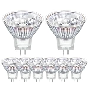 Morotty 8 Stück Halogen Leuchtmittel MR11 GU4