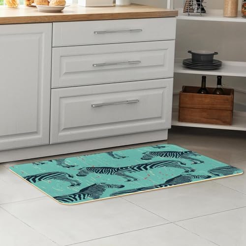 Alfombrillas de cocina VAPOKF perfectas para el cuarto de lavado y el pasillo 7