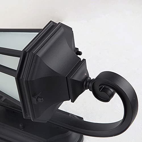 Éclairage rétro étanche moderne pour porte d'entrée et garage
