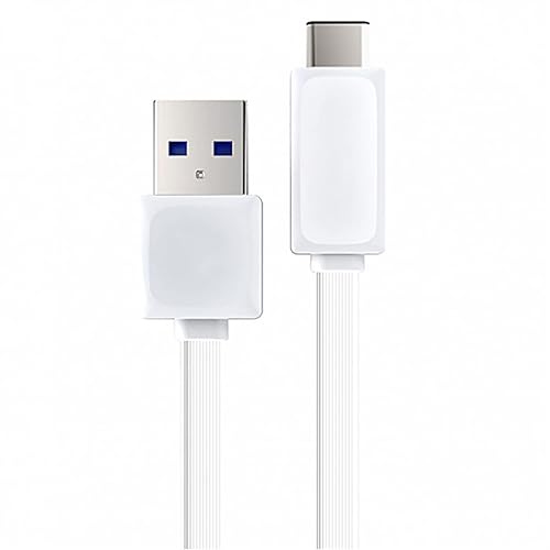 Cable plano USB-C de alimentación rápida compatible con Samsung Galaxy Tab S5e, Galaxy Tab S6 con velocidades USB 3.0 Gigabyte y compatible con