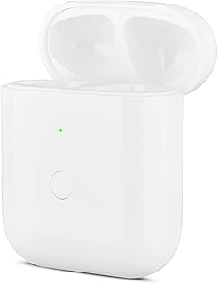 Replacement Airpods 2&1 Charging Case,Easy to Pair Your Air pods Earbuds with Pairing Button,Support Both Wired and Wireless Charging,iPods Gen 2 and 1 Charging case