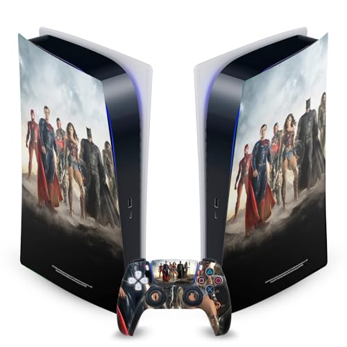 Plaque Frontale Autocollante Justice League pour habiller votre PS5 de salon