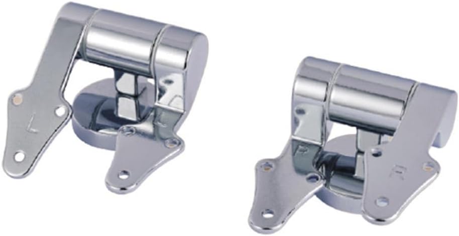 Toilet Hinges Replacement, Toilet seat Hinges,Slow-lowering Hinge Toilet Cover Accessories, Slowdown Zinc Alloy Hinge for Toilet Lids