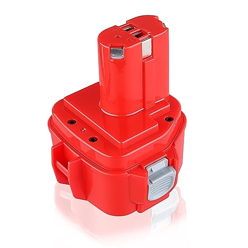 SHGEEN 1220 12V 4.8Ah Ni-Mh Replacement for Makita 12V Battery PA12 1222 1233S 1233SA 1233SB 1233 1234 1235 1235B 1235F 192696-2 192698-8 192698-A 193138-9 193157-5 6317D 6271D 6270D