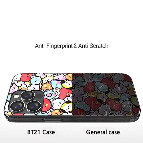 Bt21 Designed For Iphone 13 Pro Max Case, Minini Clear Soft Yellowing Prevention [Wireless Charging Support] (Crush) #TOP4