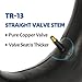 GICOOL 11x4.00-5 Replacement Inner Tube, 2 Pack with TR-13 Valve Stem, Heavy Duty, for Zero Turn Mower Front Tire