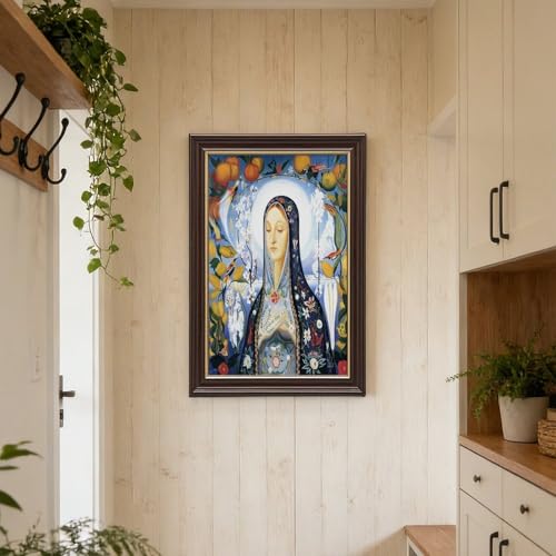 Toile Vierge Joseph Stella de decoration murale avec cadre suspendu - 6