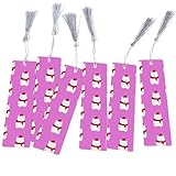 Profitez du plaisir de la lecture : ces marque-pages disposent de motifs lumineux, d'une belle apparence, d'un design exquis, charmant et pratique, vous permettant de profiter de la lecture.