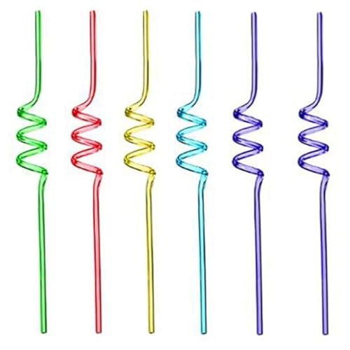 FIVE Simply Smart - Lot de 6 Pailles Tourbillon 24cm Multicolore