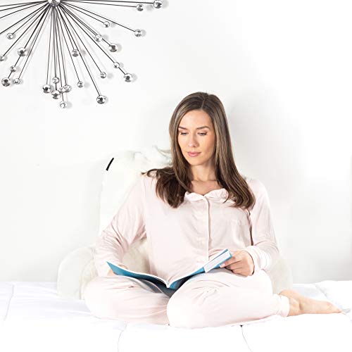 image for Milliard Reading Pillow with Shredded Memory Foam, Back Rest Pillow fo