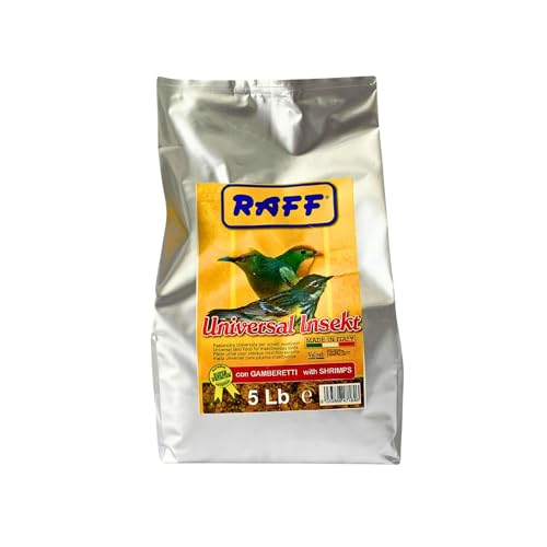 GLOBAL LUXURY MANAGEMENT Raff Universal Insekt, Premium Soft Daily Diet for Insectivorous Birds, High-Protein Avian Nutrition 5lb