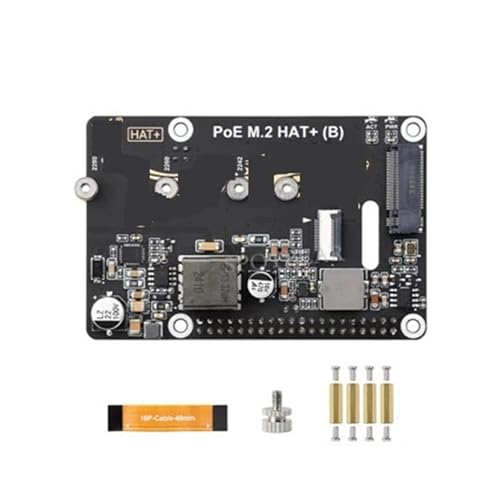 PoE �d������� PCIe M.2 NVMe SSD HAT PLUS (B) 2230/2242/2260/2280