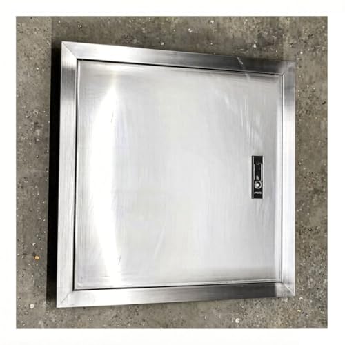 Panneau d'accès anti-rouille et plaque murale 66x66cm avec porte à pression mécanique - 2