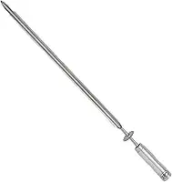 Espeto ESPADA Giratório, Inox, 65cm, Artinox Grill - Cabo Revestido em Alumínio
