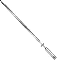 Espeto ESPADA Giratório, Inox, 65cm, Artinox Grill - Cabo Revestido em Alumínio