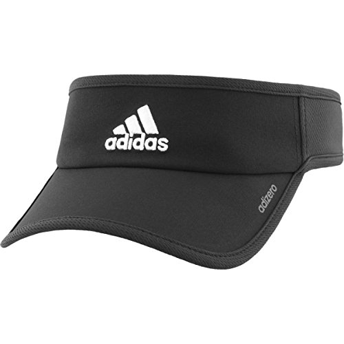 adidas Men's Adizero II Visor, Black/White, ONE SIZE